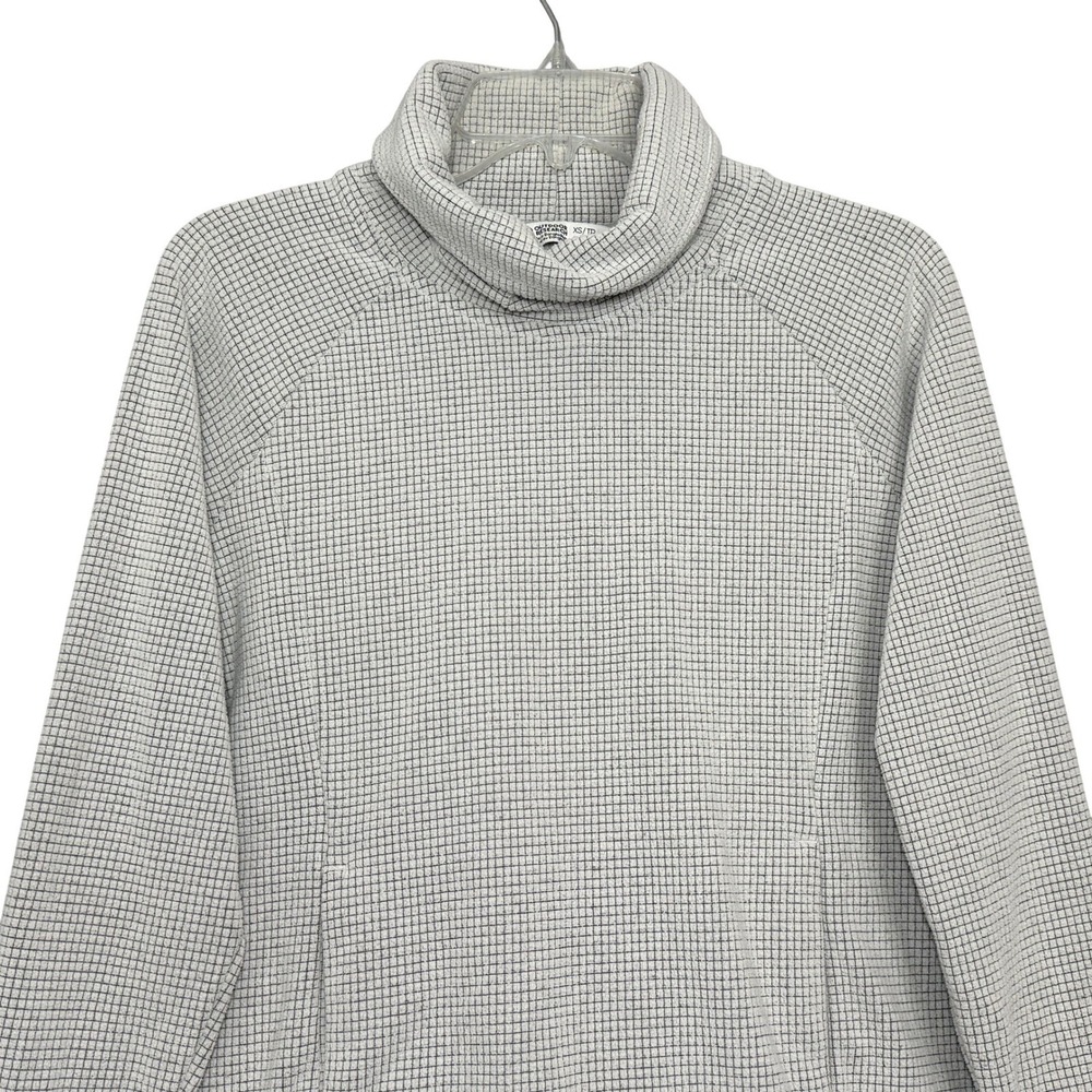 Outdoor Research Trail Mix Women Pullover Size XS Cowl Neck Waffle Grid Gorpcore - Picture 3 of 8